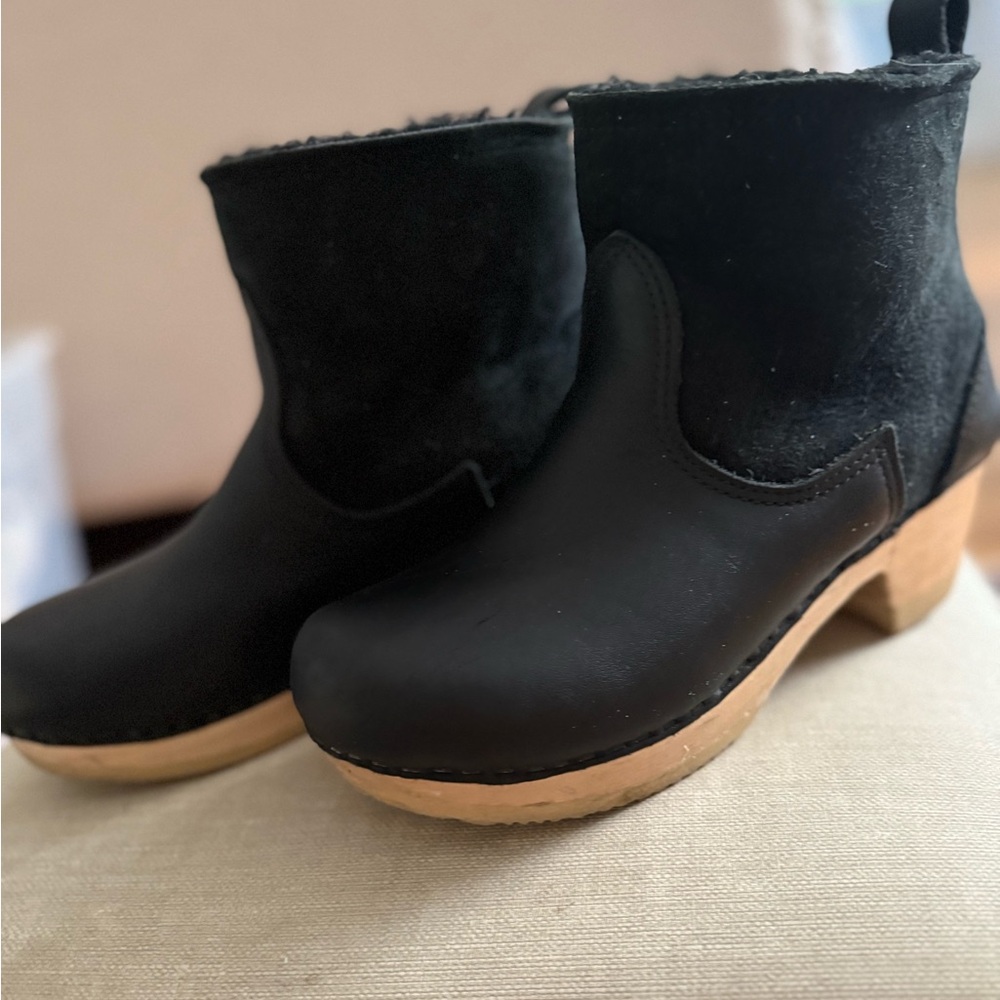 Authentic No. 6 Black Ankle Boots (fits like a 6.5)